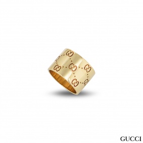 Gucci Yellow Gold Icon Ring